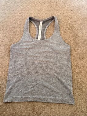 Lululemon Gray swiftly  Seamless Tank Top -  Womens